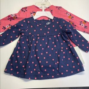 Kids Navy‎ and Pink Polka Dot Dress